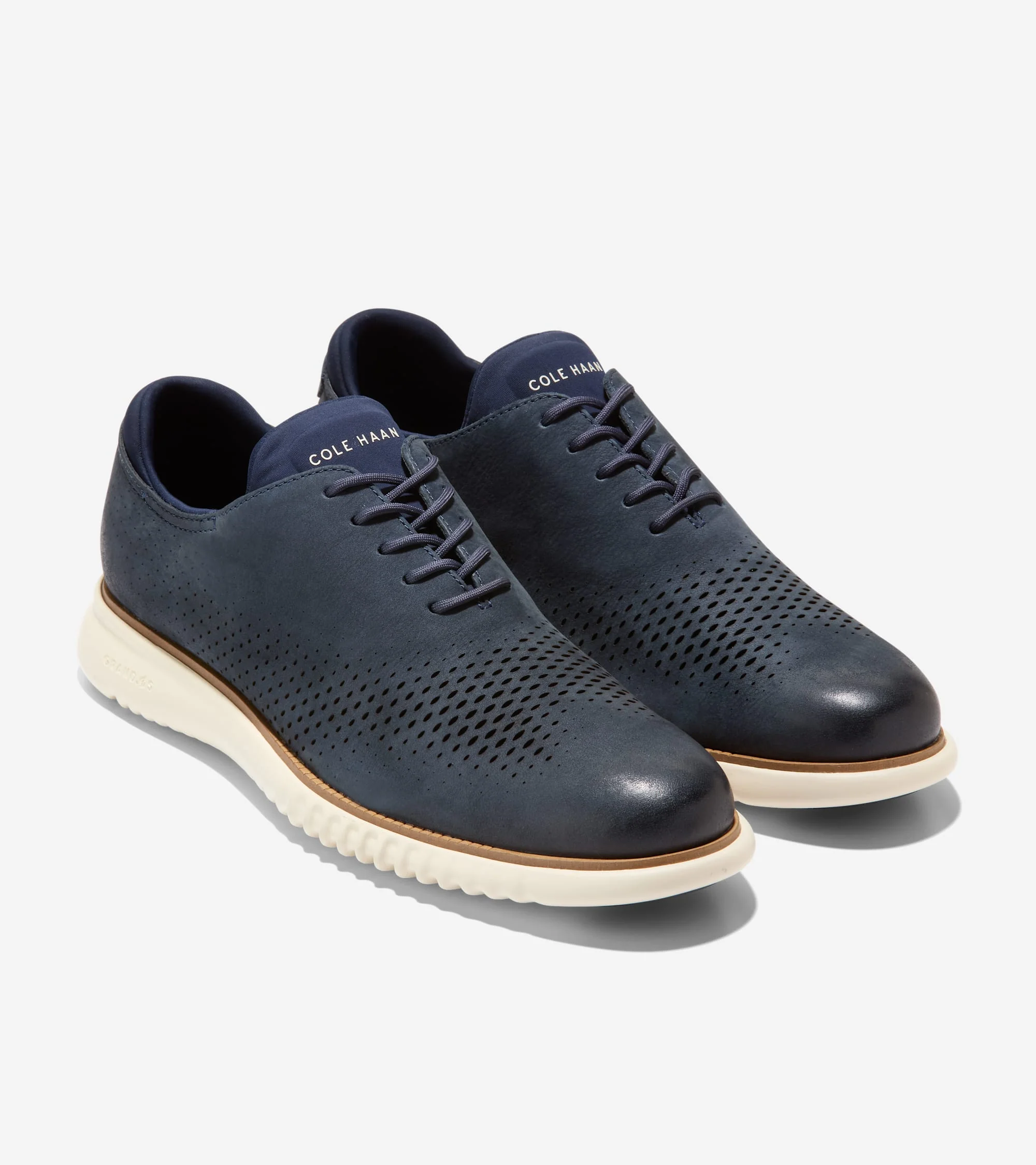 Men's 2.ZERØGRAND Laser Wingtip Oxfords - Image 5