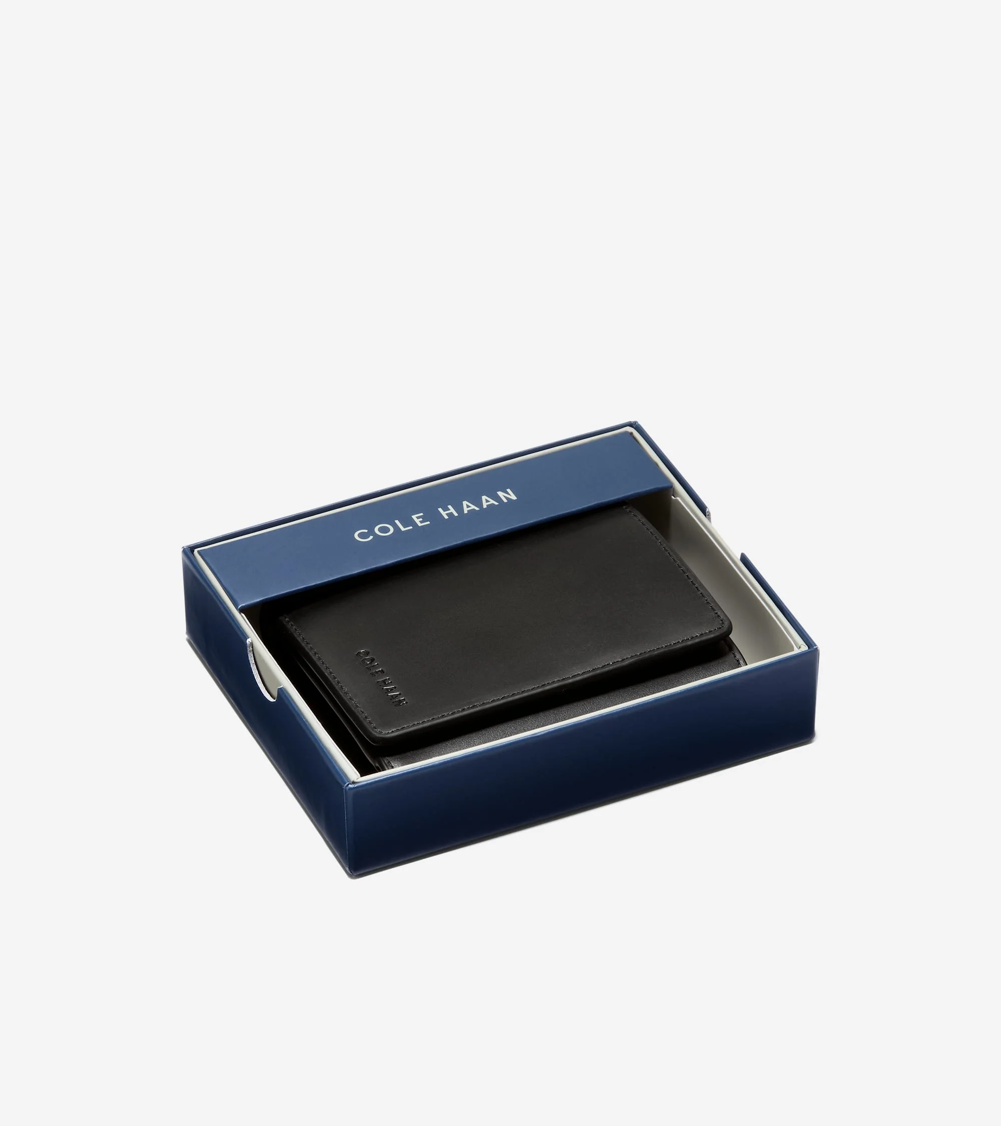 Men's Leather Trifold Wallet - Image 4