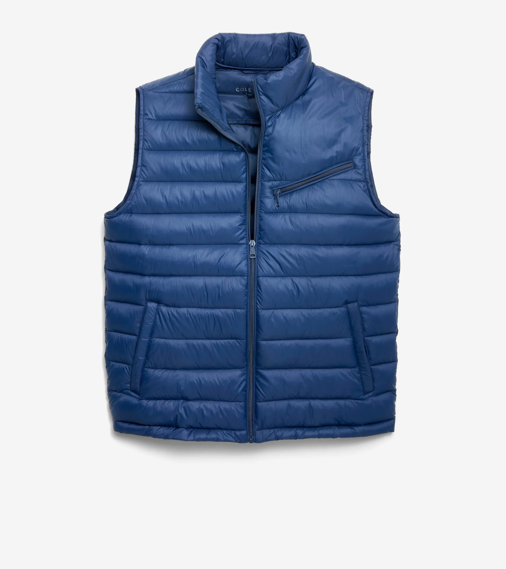 Men's Zip Front Quilted Vest - Image 2