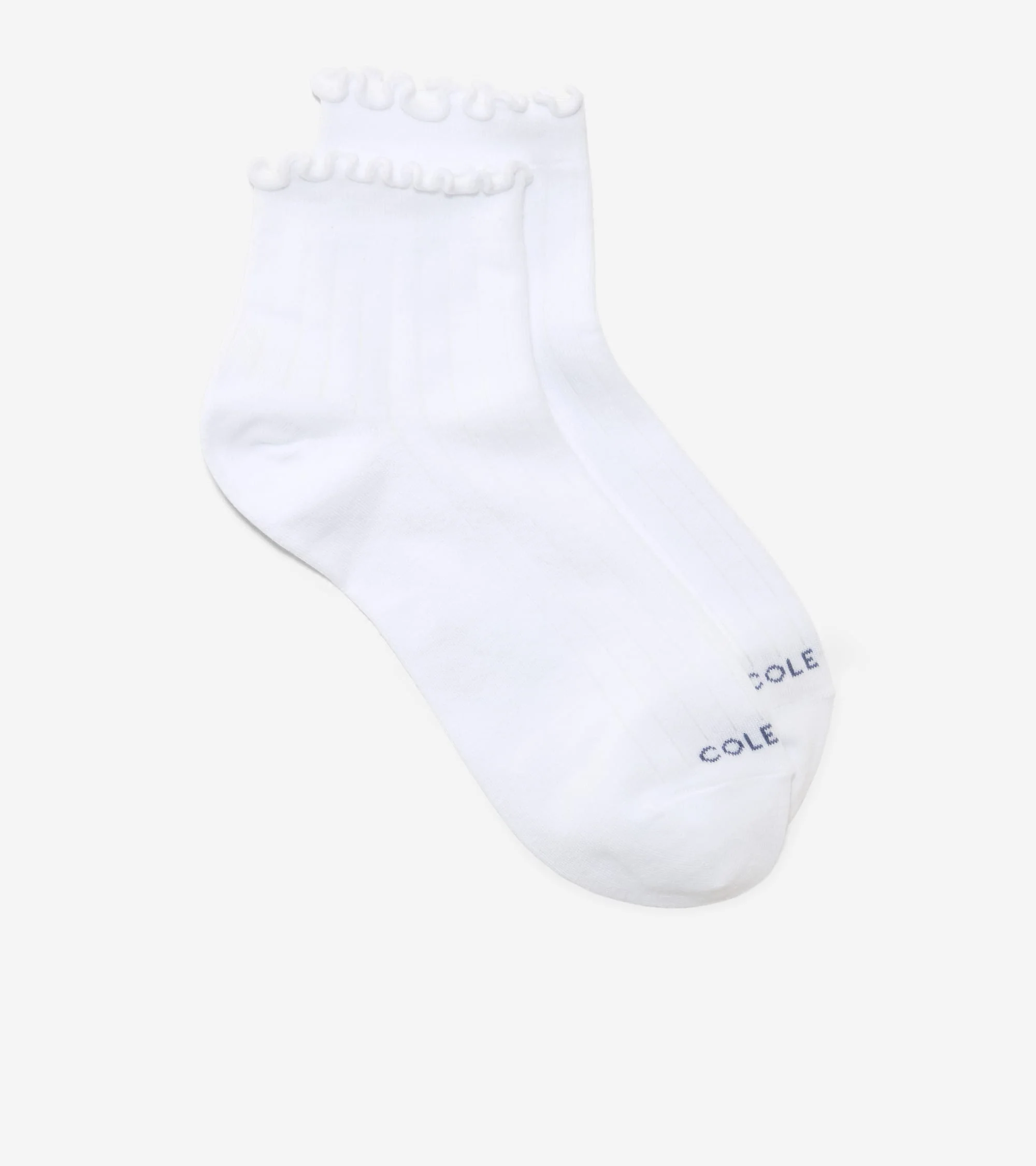 Women's 2-Pair Ruffle Quarter Ankle Socks
