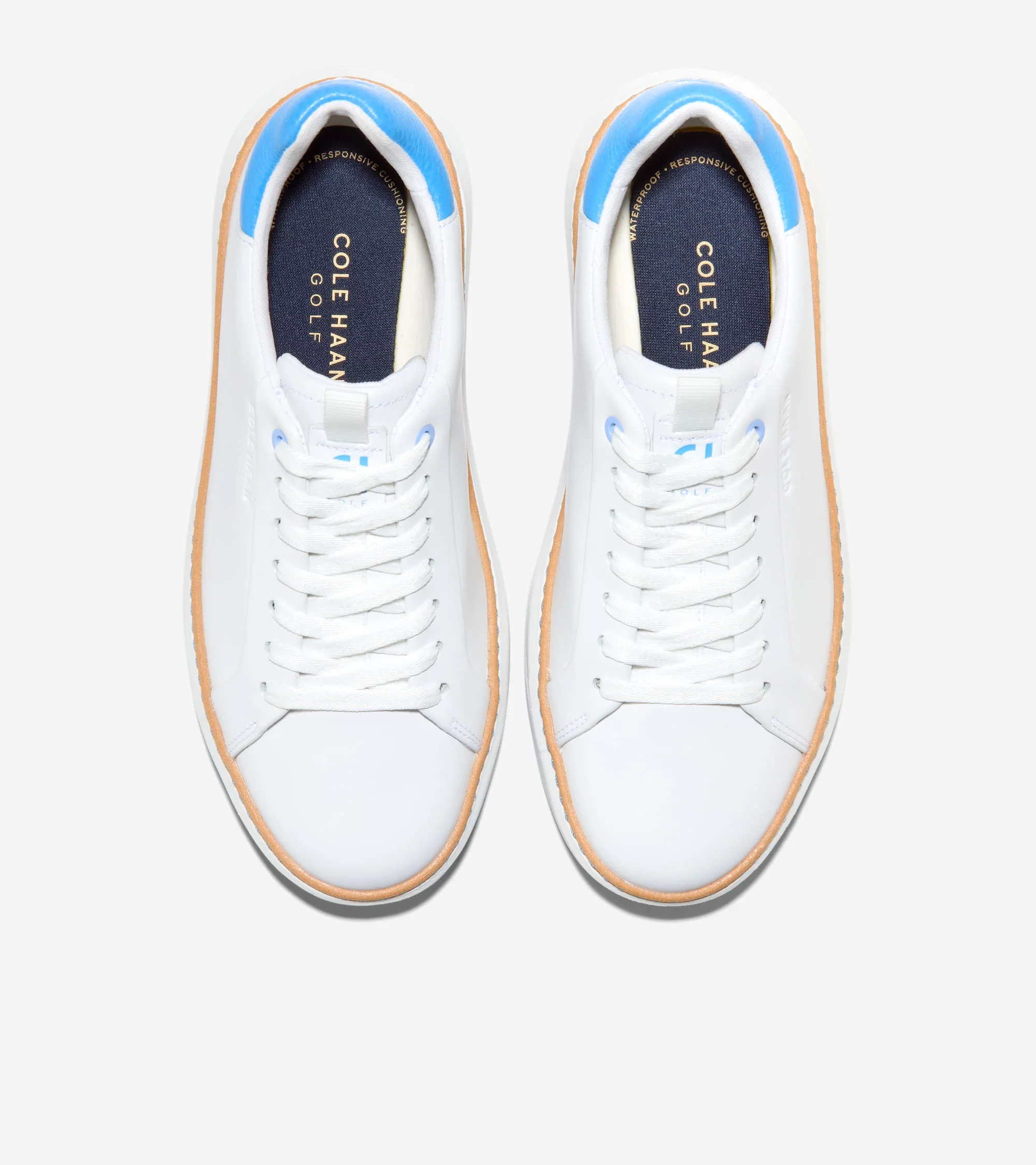 Women's GrandPrø Topspin Waterproof Golf Shoes - Image 4