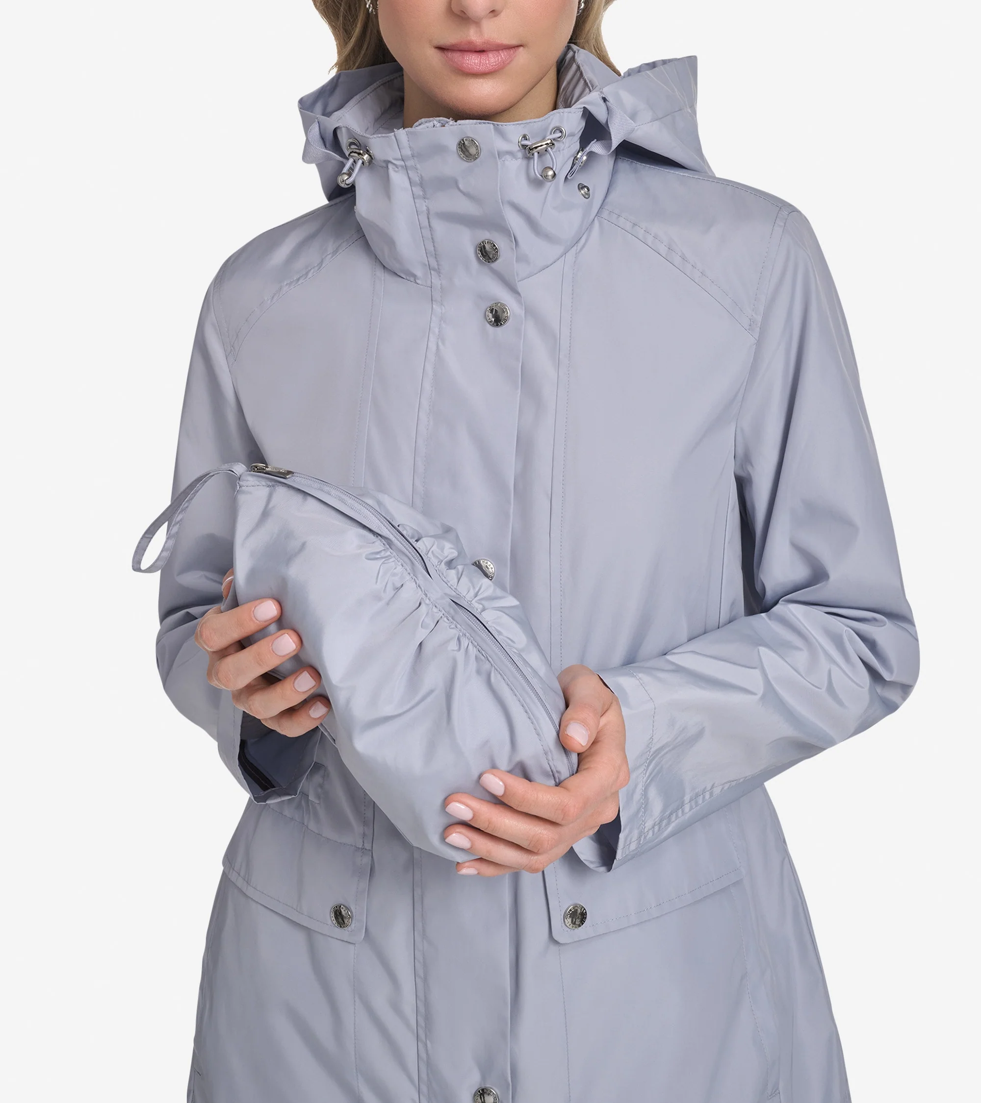 Women's Packable Short Parka - Image 3